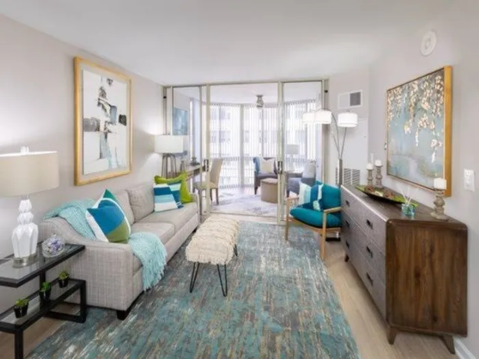 Newly Renovated with Wood-Style Flooring | Meridian at Gallery Place | Luxury Washington DC Apartments
