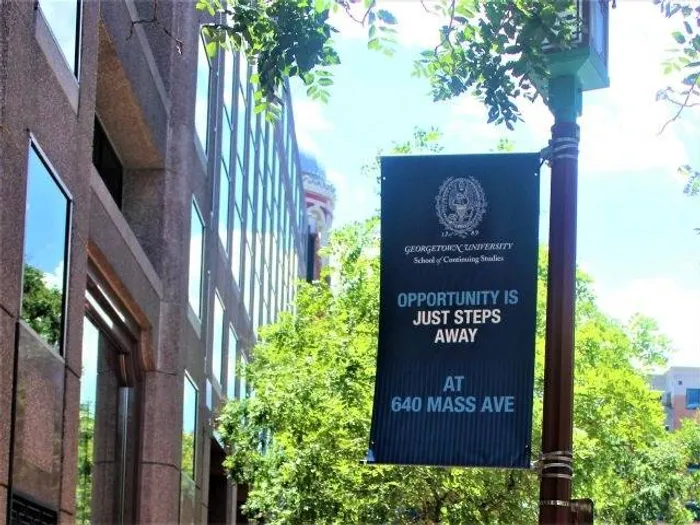 On the Georgetown Law School Bus Route