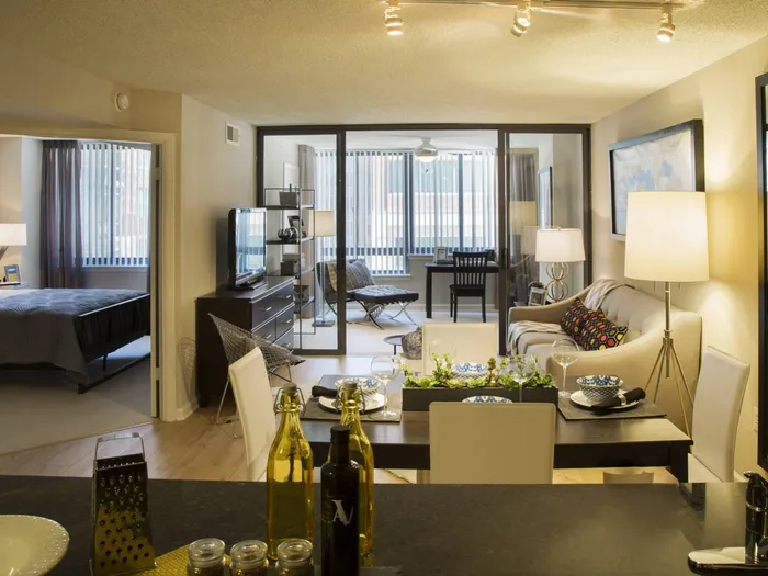 Spacious Living Room | Apartments in Arlington, VA | Meridian at Courthouse Commons