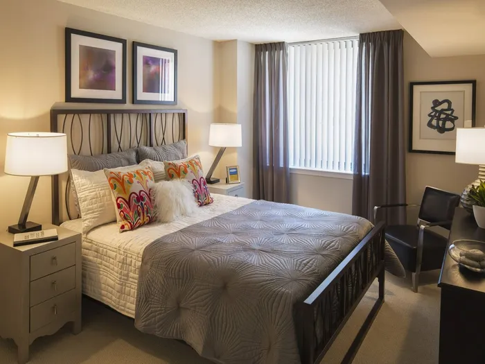 Spacious Master Bedroom | Apartments Homes for rent in Arlington, VA | Meridian at Courthouse Commons