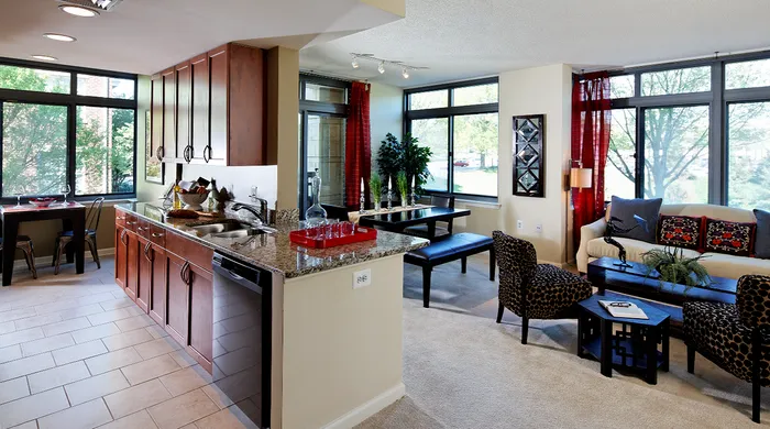 Spacious Living Room | North Bethesda Luxury Apartments | Meridian at Grosvenor Station