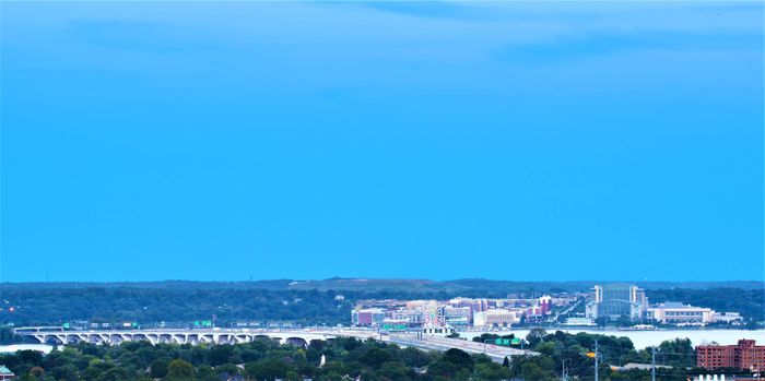 Twilight National Harbor View | Meridian at Eisenhower Station | Luxury Alexandria VA Apartments