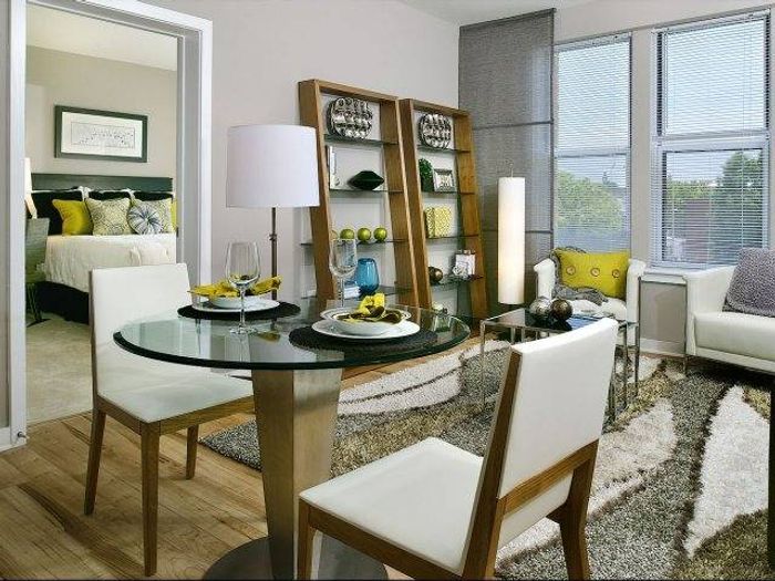 Open Floor Plans With Wood-Style Flooring in Living Areas | Apartments in Washington DC | 360H Apartments