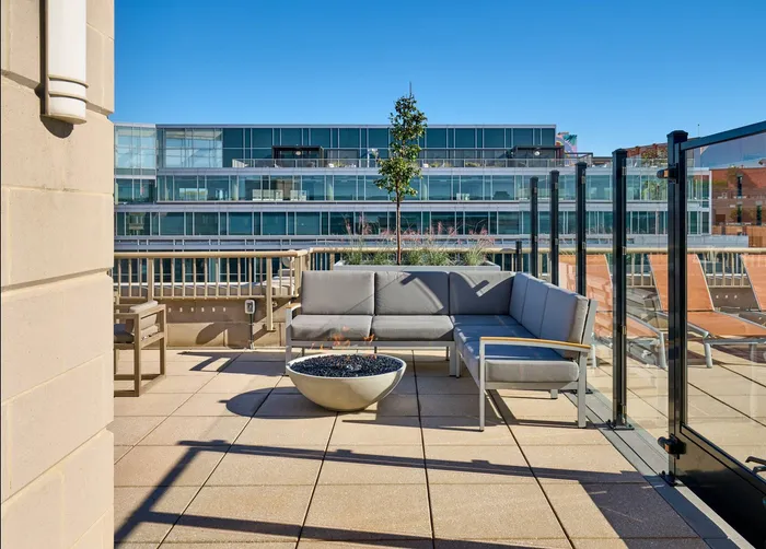 Newly Renovated Rooftop Deck with Fire Pits and BBQ Areas | Meridian at Gallery Place | Luxury Washington, DC Apartments