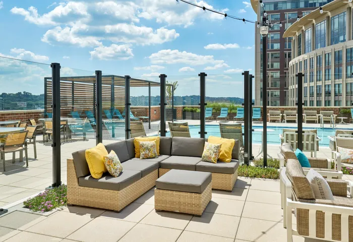Image of Brand New Outdoor Lounge | Meridian at Eisenhower Station | Luxury Alexandria VA Apartments