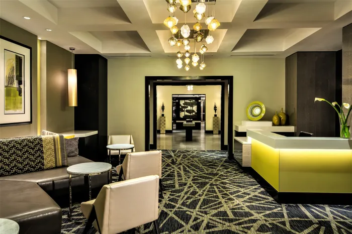 Wi-Fi Enabled Lobby With Concierge | Meridian at Braddock Station | Luxury Alexandria VA Apartments