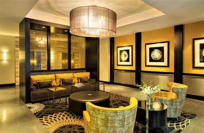 Wi-Fi Enabled Lobby | Meridian at Braddock Station | Alexandria VA Apartments