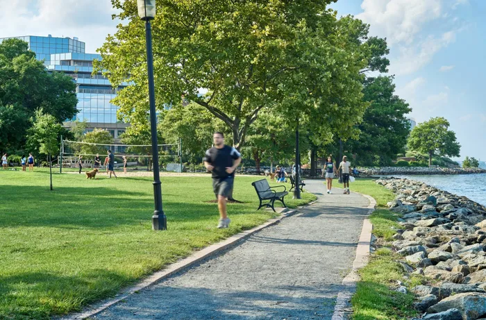 Take Advantage of Miles of Waterfront Trails and Parks | Meridian at Braddock Station | Luxury Alexandria VA Apartments