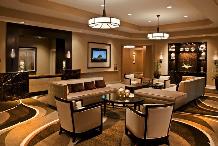 Come Home to Our Warm Lobby | Meridian at Courthouse Commons | Luxury Arlington VA Apartments