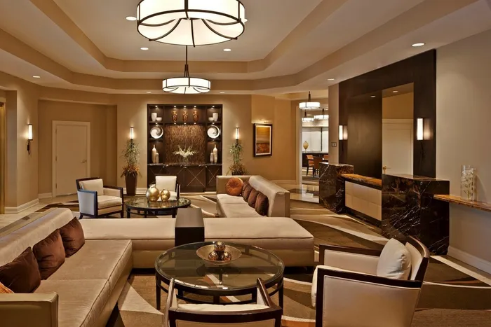 Come Home to Our Warm Lobby | Meridian at Courthouse Commons | Luxury Arlington VA Apartments