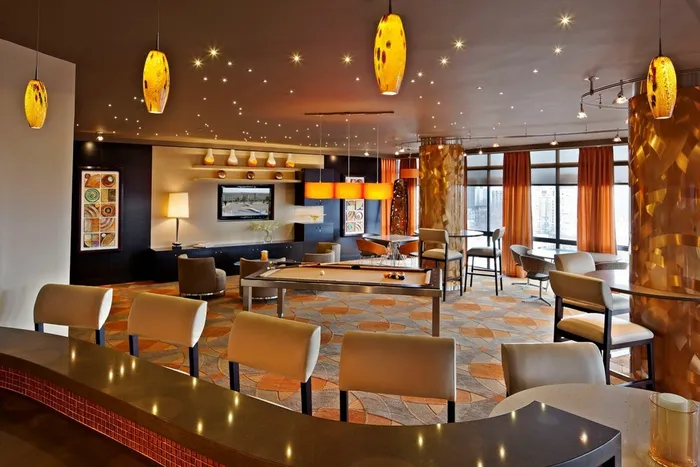 Hang Out With Friends in Our Phase II Club Room | Meridian at Courthouse Commons | Luxury Arlington VA Apartments