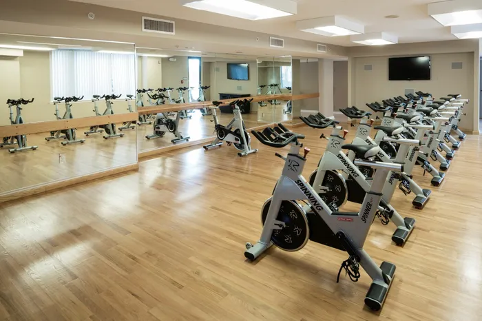Go For a Spin or Take a Yoga Class in Our Spin & Yoga Studio | Meridian at Courthouse Commons | Luxury Arlington VA Apartments