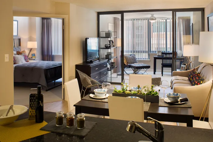 Spacious Apartment Many with Sunrooms Which Make the Perfect Work From Home Space | Meridian at Courthouse Commons | Arlington VA Apartments