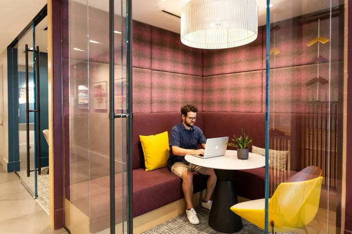 Take Advantage of the Quiet Rooms Located in Phase I to Get Some Work Done Outside of Your Apartment | Meridian on First | Navy Yard Apartments | Washington DC Apartments