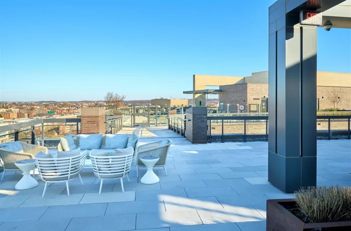 Rooftop Bridge Connecting Phase I & Phase II | Meridian on First | Navy Yard Apartments | Luxury Washington DC Apartments
