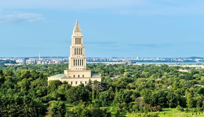 Masonic Temple & DC Daytime | Carlyle Place | Luxury Alexandria VA Apartments