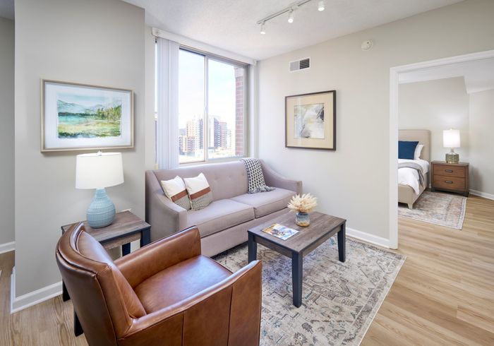 Living Room | Carlyle Place | Luxury Alexandria VA Apartments