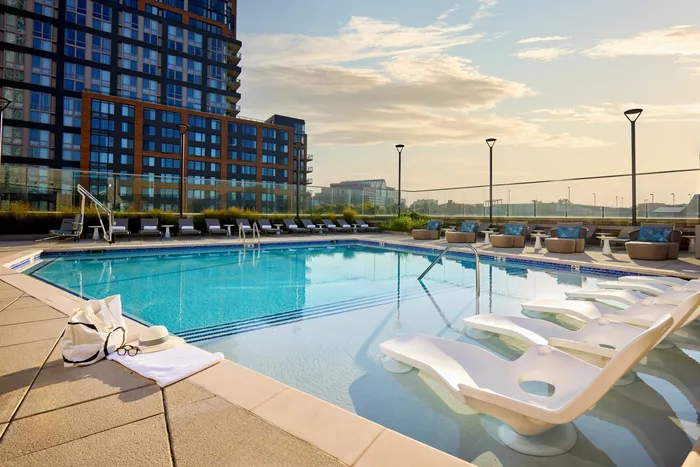 Swimming Pool | Meridian 2250 at Eisenhower Station | Luxury Alexandria VA Apartments