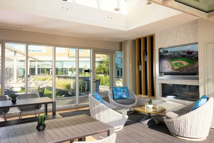 Indoor/Outdoor Pavilion | Meridian 2250 at Eisenhower Station | Luxury Alexandria VA Apartments