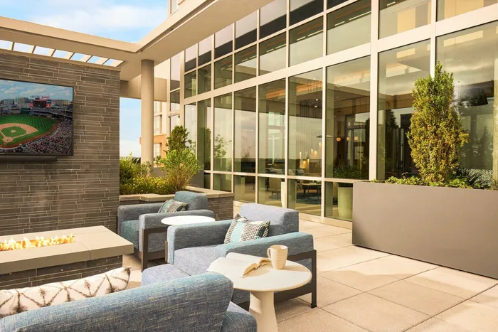 24th Floor Terrace | Meridian 2250 at Eisenhower Station | Luxury Alexandria VA Apartments