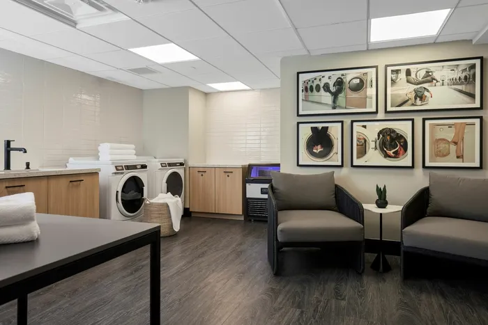 Laundry Center With Washers/Dryers for Oversized Items Like Comforters | Meridian 2250 at Eisenhower Station | Luxury Alexandria VA Apartments