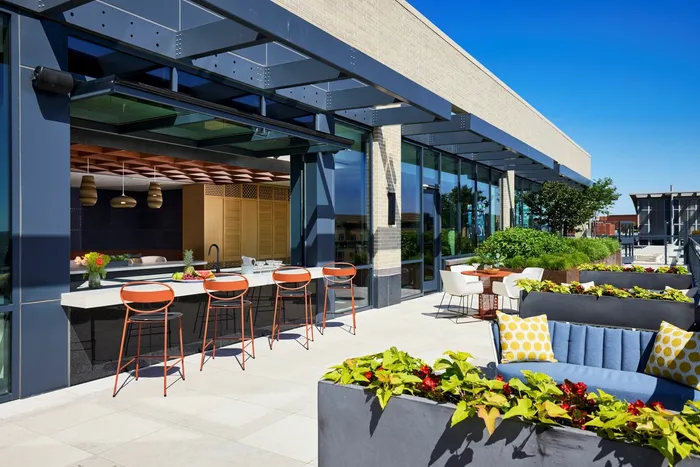 Enjoy the Roof Deck Space With Access to the Club Room | Meridian on First | Navy Yard Apartments | Washington DC Apartments