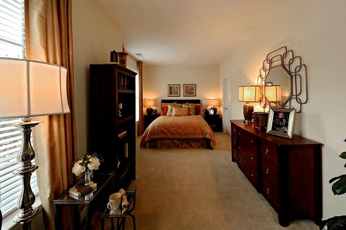 Large Bedroom With Space For a Queen Bedroom Set, Dressers, Desk & More | Madison at Ballston Station | Arlington VA Apartments
