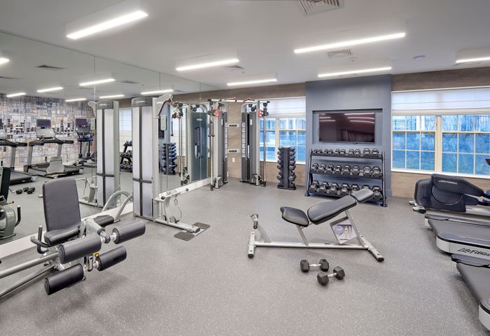 Newly Renovated Fitness Center | Madison at Ballston Station | Arlington VA Apartments