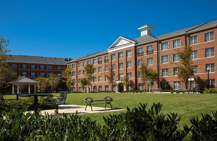 Enjoy Expansive Green Space in Onsite Henry Wright Park | Madison at Ballston Station | Arlington VA Apartments
