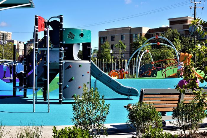 Enjoy the Modern, Accessible Playground at Nearby Mosaic Park | Madison at Ballston Station | Arlington VA Apartments