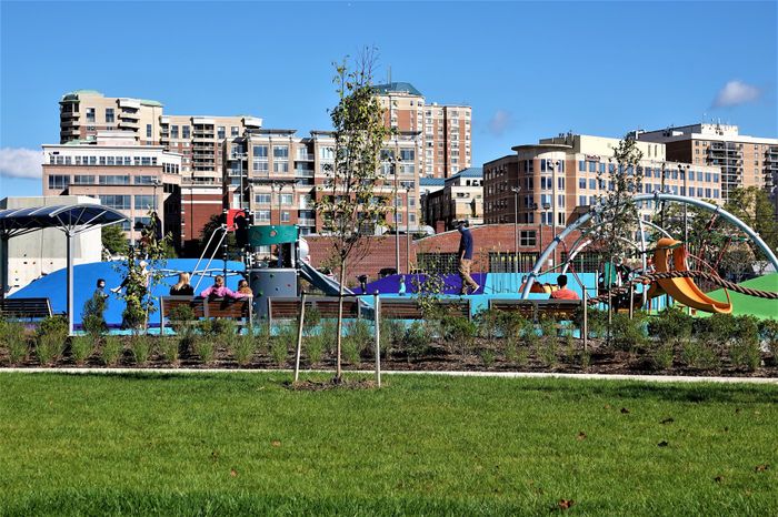 Enjoy the Modern, Accessible Playground at Nearby Mosaic Park | Madison at Ballston Station | Arlington VA Apartments