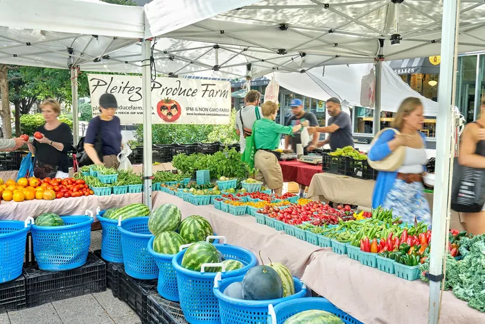 Experience Multiple Nearby Farmers Markets Including This One at Welburn Square | Madison at Ballston Station | Arlington VA Apartments