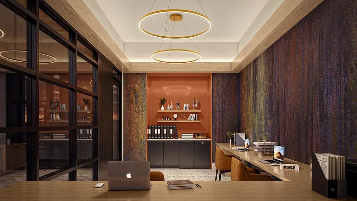 Rendering of the Business Center | Indigo at McLean Station | Affordable Tysons Corner Apartments | Affordable McLean VA Apartments