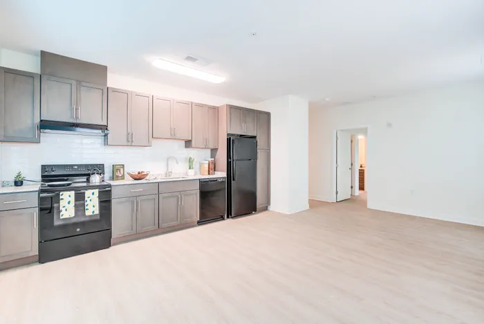 Expansive Open Kitchen With Large Living/Dining Area | Indigo at McLean Station | Affordable Tysons Corner Apartments | Affordable Fairfax VA Apartments | Affordable McLean Apartments
