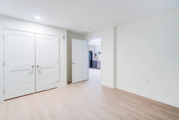 Large Bedroom- A 1BR-H ANSI Accessible Floor Plan | Indigo at McLean Station | Affordable Tysons Corner Apartments | Affordable Fairfax VA Apartments | Affordable McLean VA Apartments