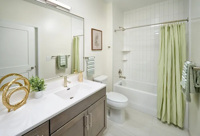Indigo at McLean Station Phase I Model Bathroom | Affordable Tysons Corner Apartments | Affordable Fairfax VA Apartments | Affordable McLean VA Apartments