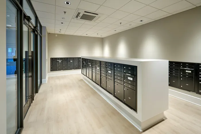 Indigo at McLean Station Phase I Mail Room | Affordable Tysons Corner Apartments | Affordable McLean VA Apartments | Affordable Fairfax VA Apartments