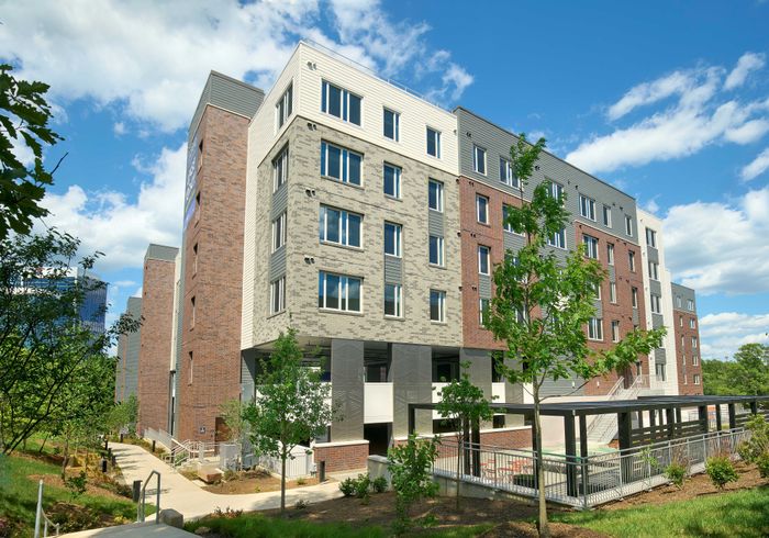 Exterior Photo of Indigo at McLean Station | Affordable Tysons Corner Apartments | Affordable McLean Apartments | Affordable Fairfax Apartments
