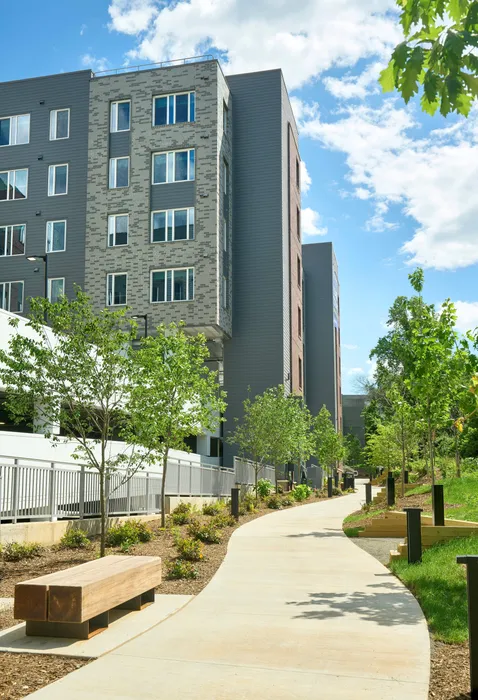 Walking Trail | Indigo at McLean Station | Affordable Tysons Corner Apartments | Affordable McLean VA Apartments | Affordable Fairfax VA Apartments
