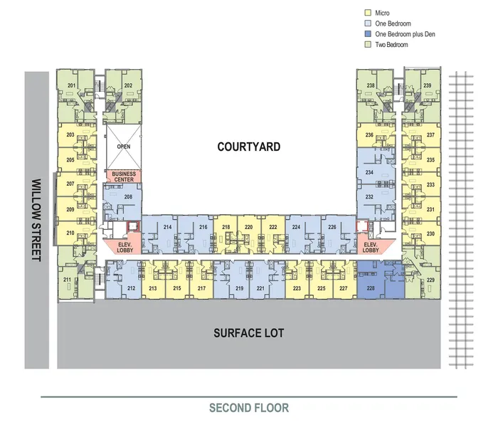 Foundry 2nd Floor Property Map