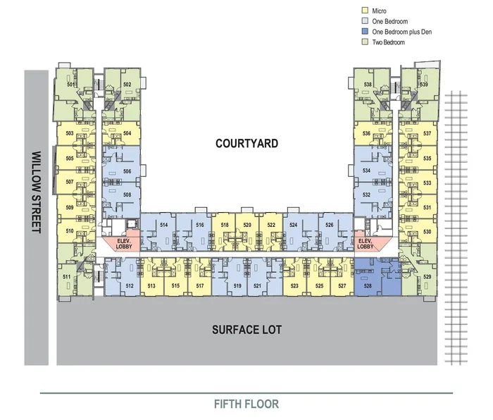 Foundry 5th Floor Property Map