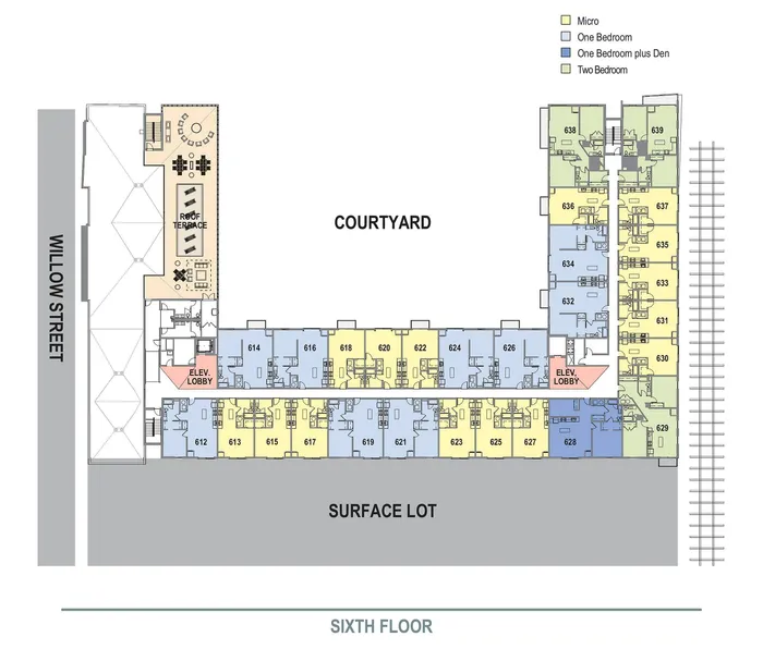 Foundry 6th Floor Property Map