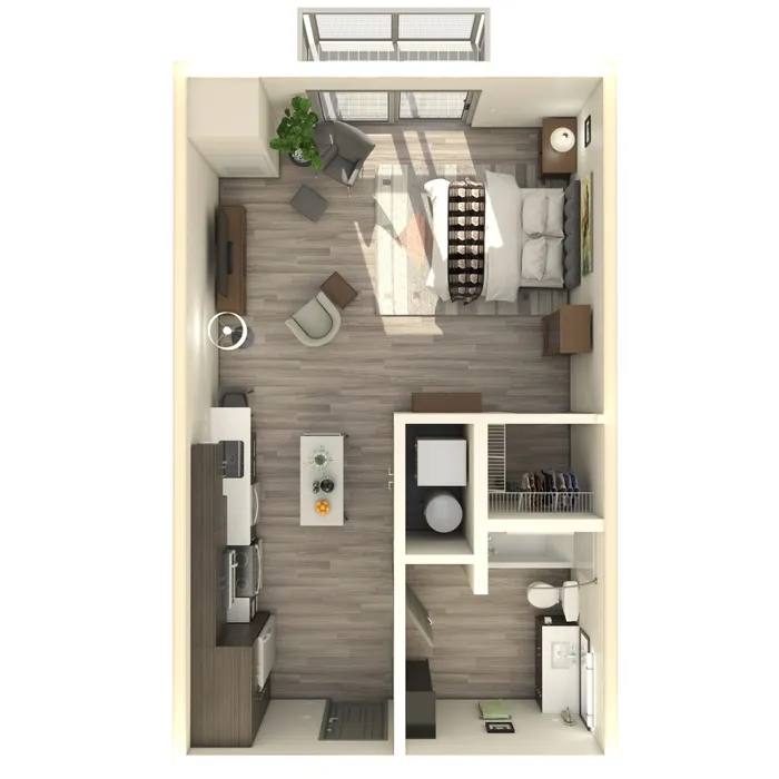 Steel With Furnishings