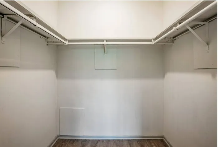 1x1 Renovated Bedroom Walk-in Closet