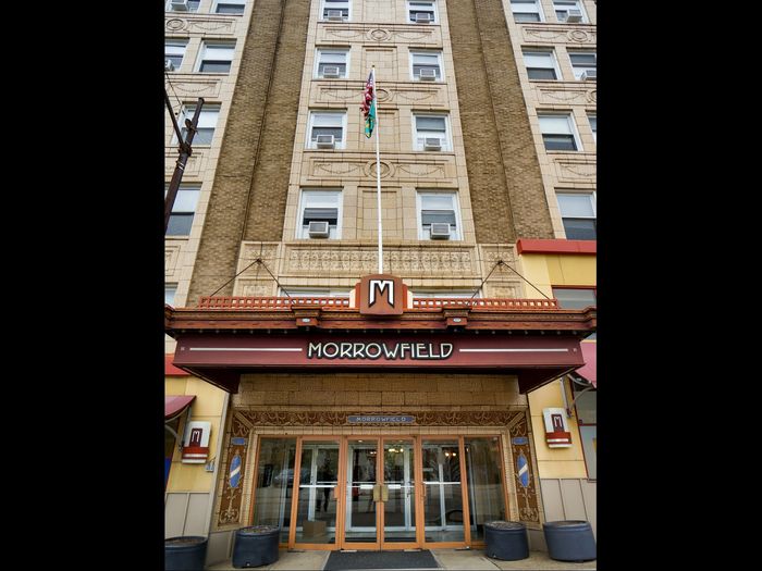 Morrowfield main entrance of building