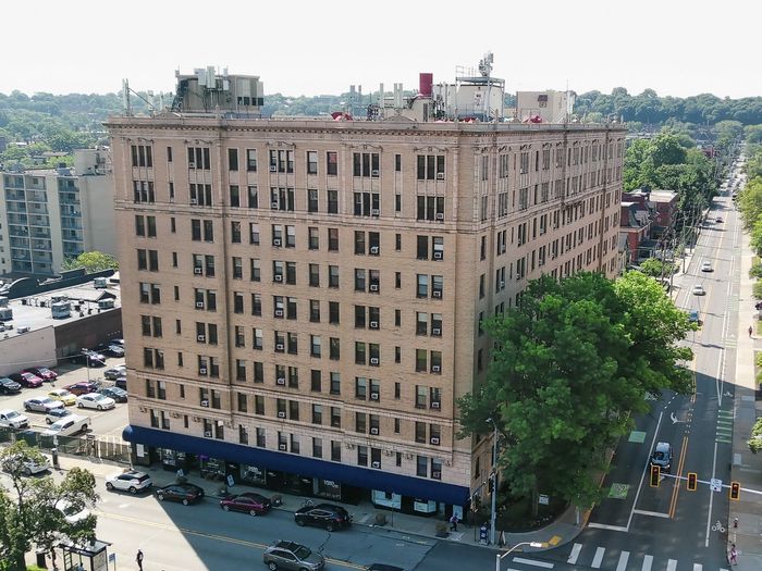 Aerial View of the Arlington building