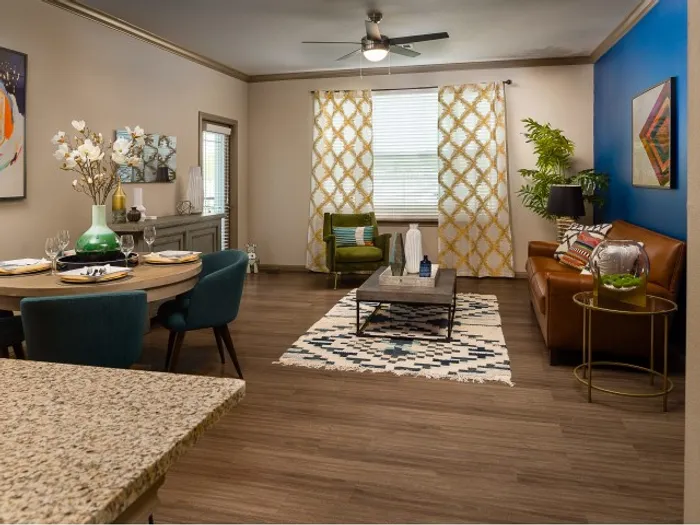 Elegant Living Room | Sapphire Bay Apartments | Apartments In Baytown