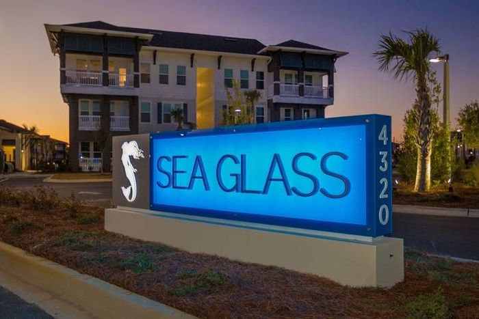 Sea Glass Property Entrance/Sign