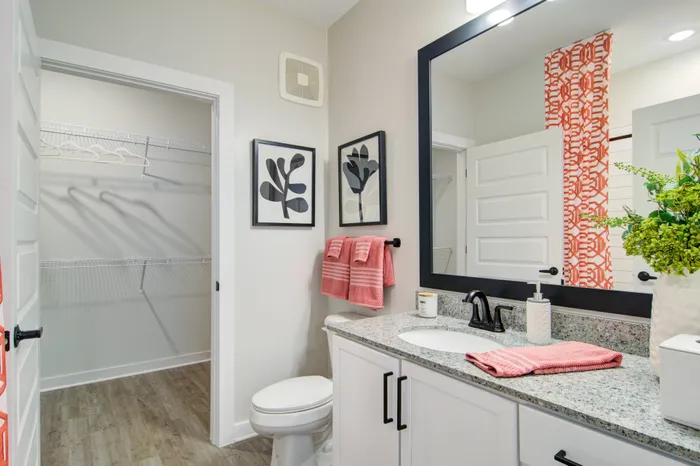 Model bathroom at Cadence Sugar Hill, Sugar Hill, GA 30518