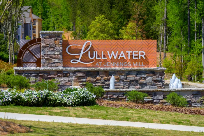 monument sign Lullwater at Jennings Mill Athens GA 30606